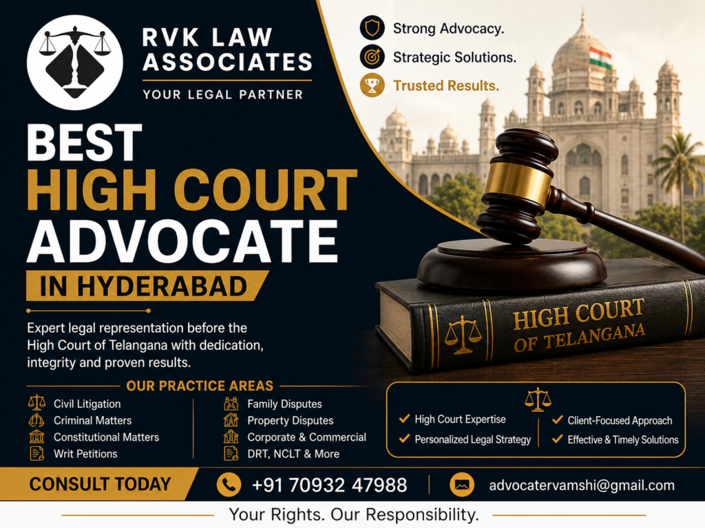 Best High Court Advocate in Hyderabad