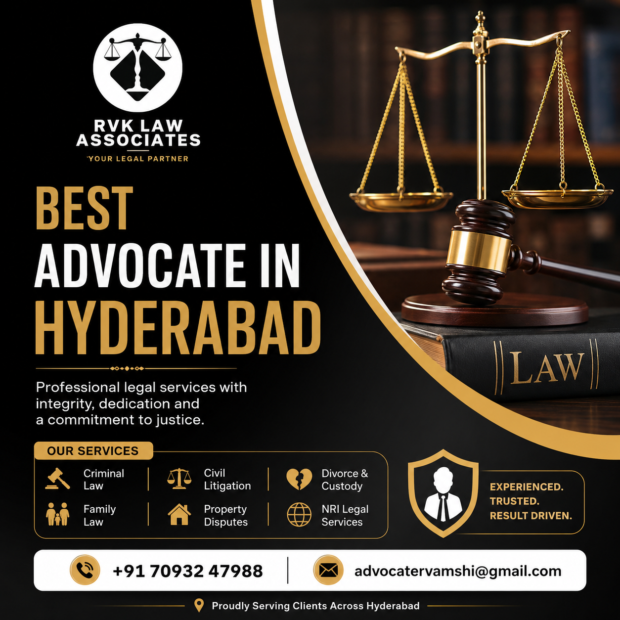 RVK Law Associates – Best Advocate in Hyderabad.